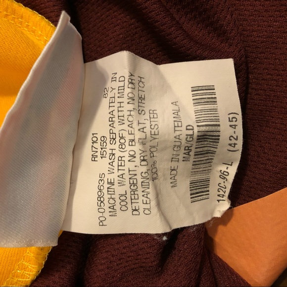 Maroon & Gold Sleeveless Basketball Jersey - 808s & Fastbreaks, Swaggy P, #0 - Picture 4 of 4